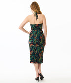 Green Venus Fly Trap Leilani Sarong Dress