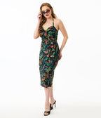 Green Venus Fly Trap Leilani Sarong Dress